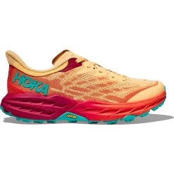 Hoka Speedgoat 5 Running Shoes Women - Impala / Flame -Hoka Shoes Outlet Store hoka speedgoat 5 women s running shoes impala flame 2 1439638