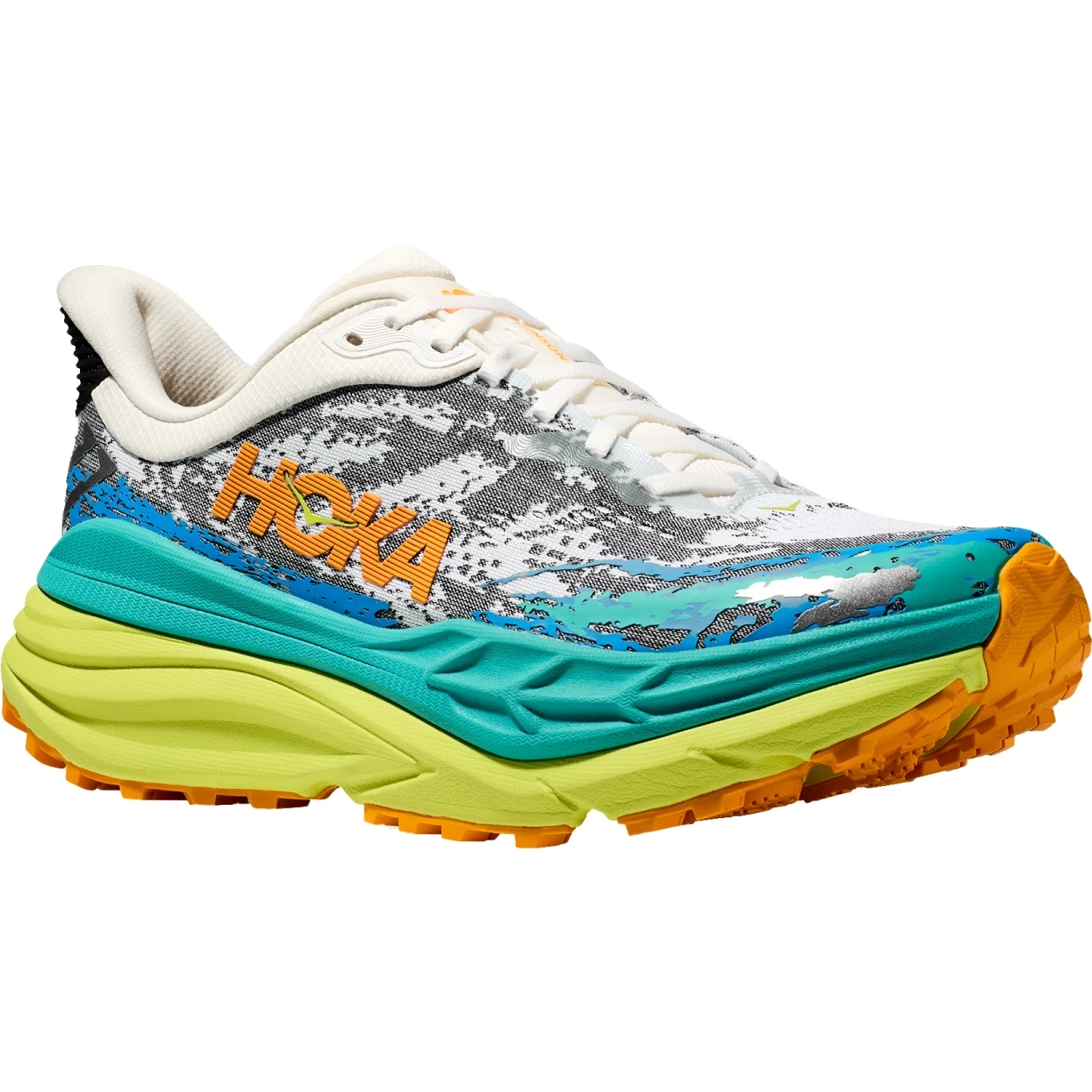 Hoka Stinson 7 Running Shoes Men - White / Evening Primrose 1 Hoka Stinson 7 Running Shoes Men - White / Evening Primrose