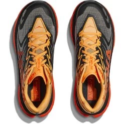Hoka Tecton X 2 Running Shoes Men - Black / Flame -Hoka Shoes Outlet Store hoka tecton x 2 running shoes black flame 8 1503440