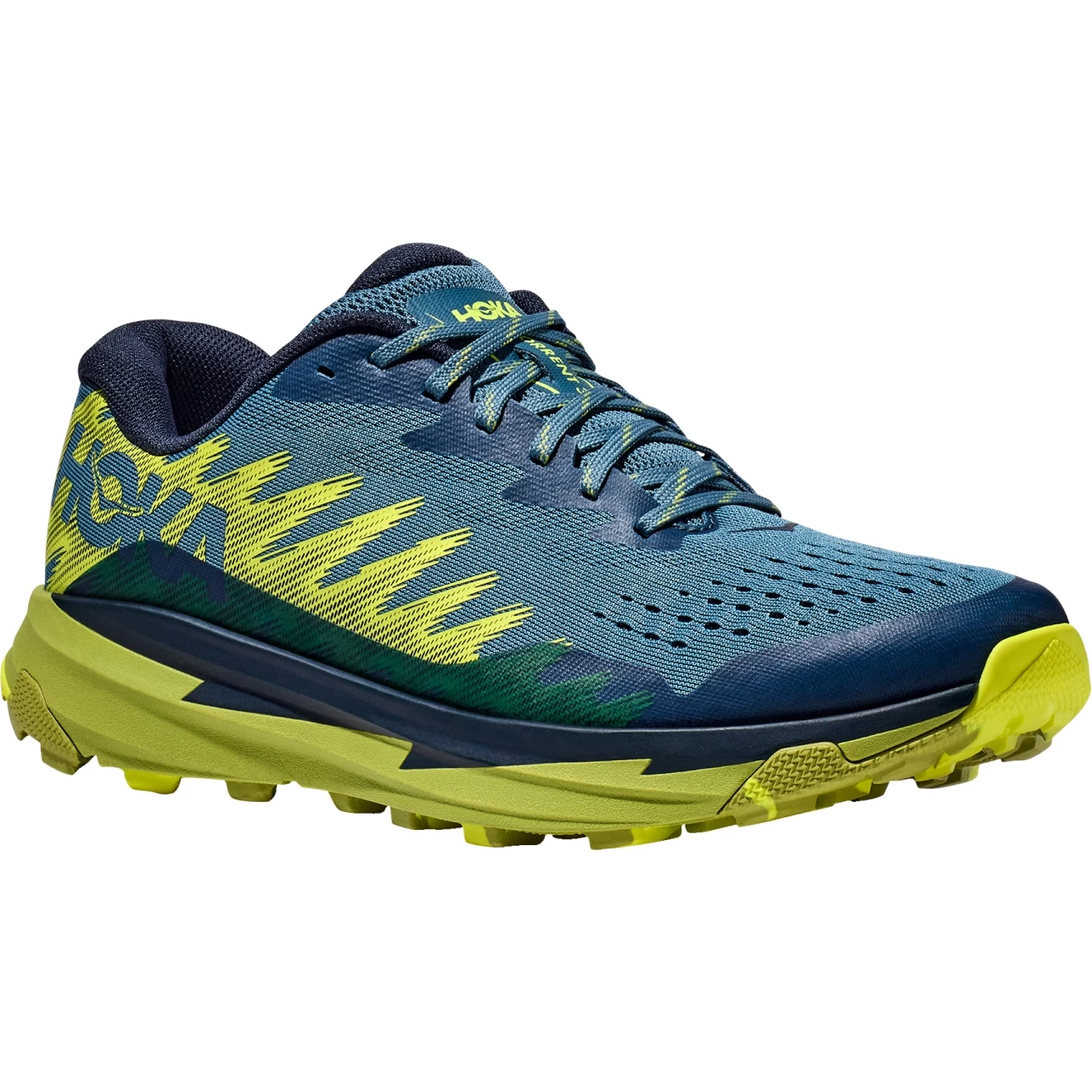 Hoka Torrent 3 Running Shoes Men - Bluesteel / Dark Citron 1 Hoka Torrent 3 Running Shoes Men - Bluesteel / Dark Citron