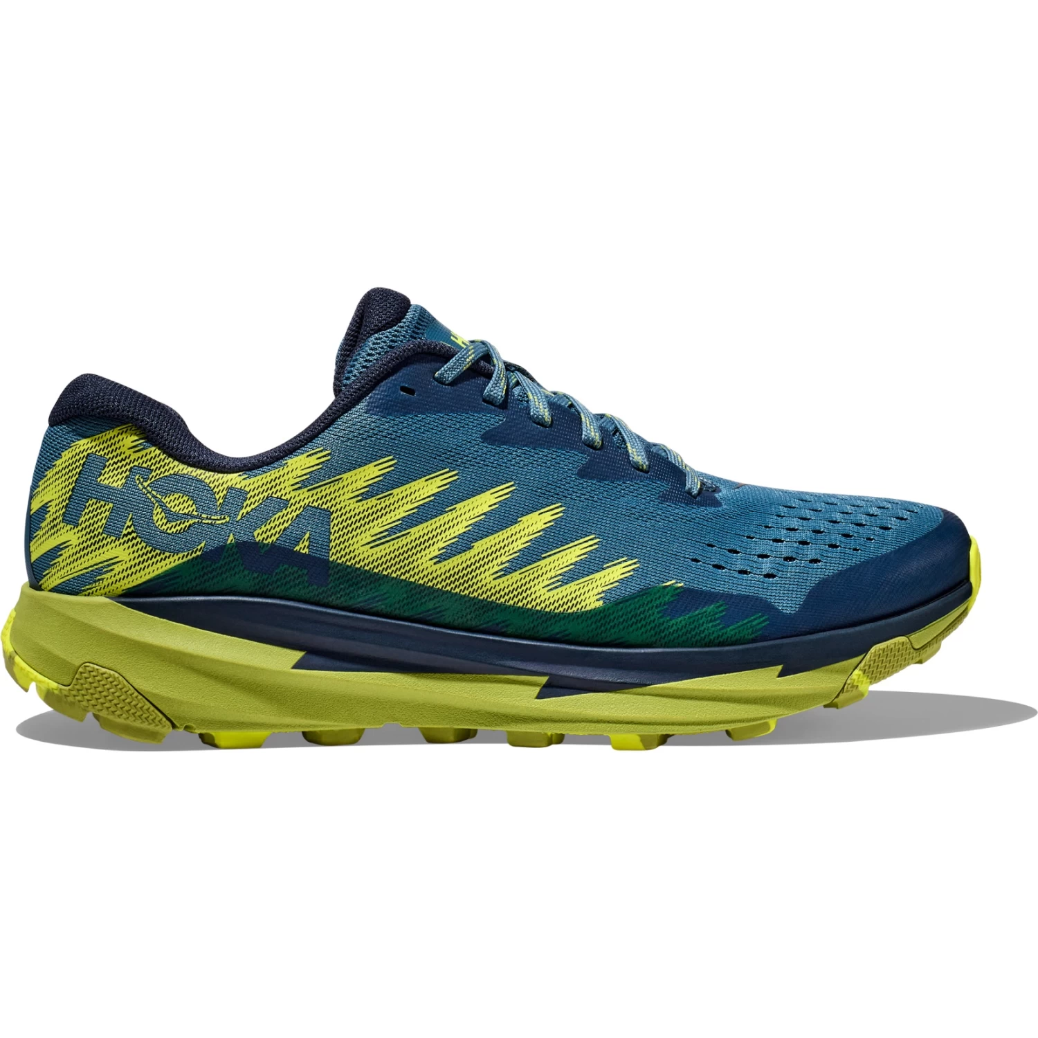 Hoka Torrent 3 Running Shoes Men - Bluesteel / Dark Citron 2 Hoka Torrent 3 Running Shoes Men - Bluesteel / Dark Citron - Image 2
