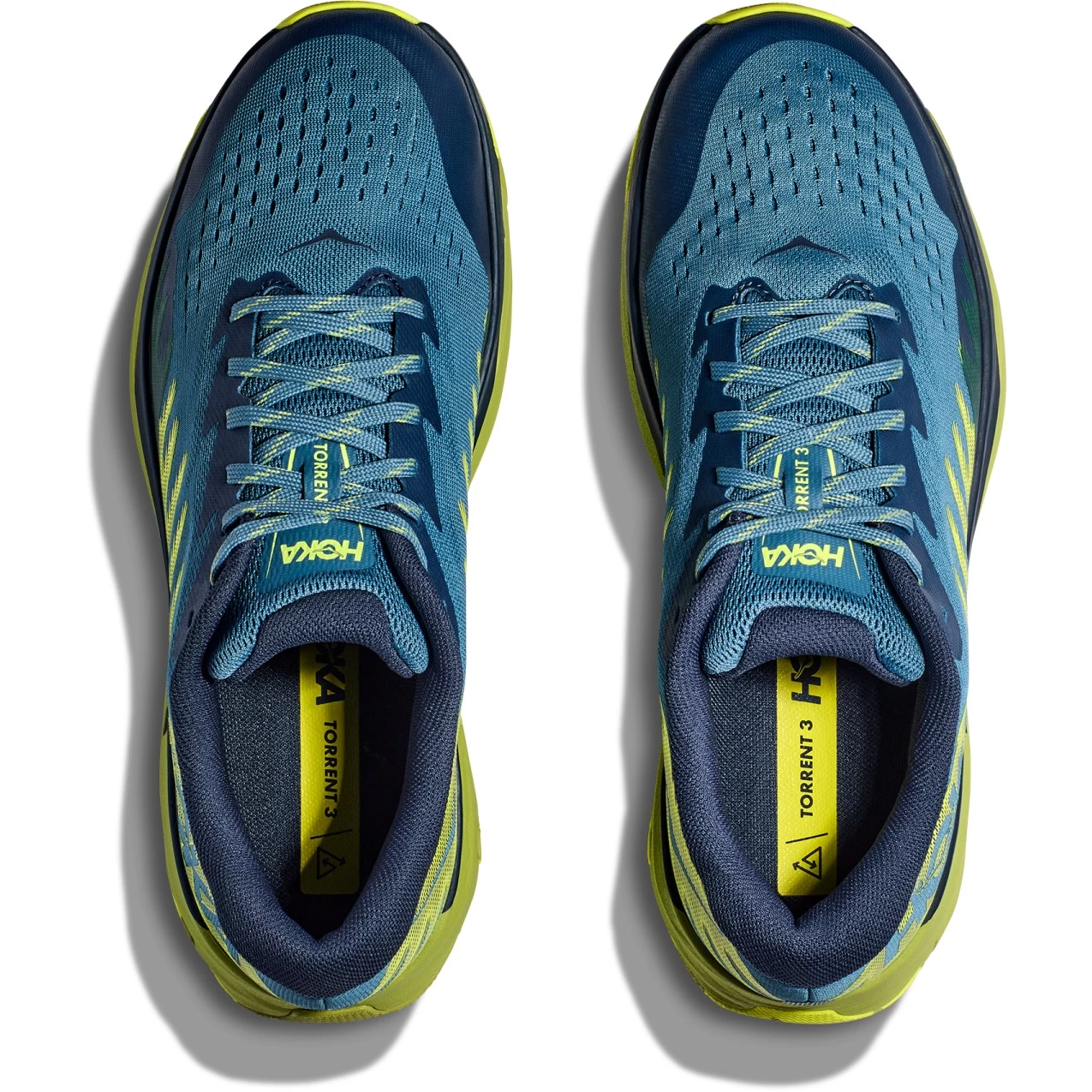 Hoka Torrent 3 Running Shoes Men - Bluesteel / Dark Citron 5 Hoka Torrent 3 Running Shoes Men - Bluesteel / Dark Citron - Image 5
