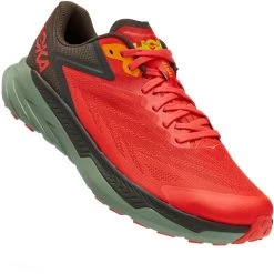 Hoka Zinal Running Shoes - Fiesta / Black Olive