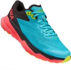 Hoka Zinal Women's Running Shoes - Scuba Blue / Diva Pink
