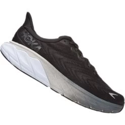 Hoka Arahi 6 Wide Running Shoes - Black / White