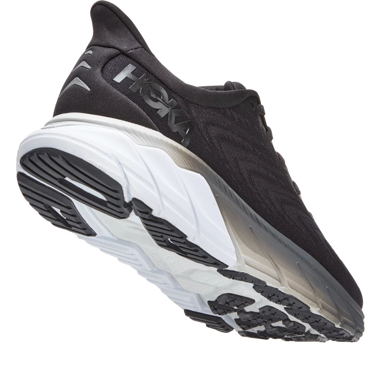 Hoka Arahi 6 Wide Women's Running Shoes - Black / White 3 Hoka Arahi 6 Wide Women's Running Shoes - Black / White - Image 3