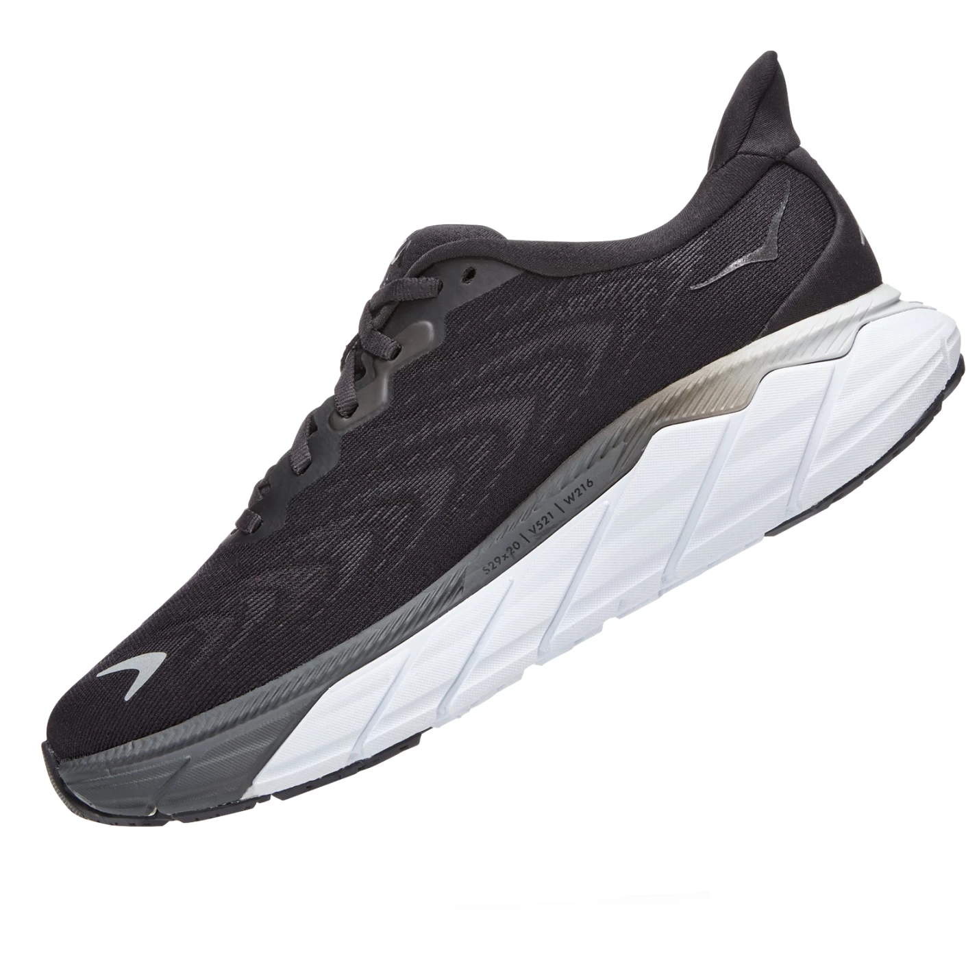 Hoka Arahi 6 Wide Women's Running Shoes - Black / White 2 Hoka Arahi 6 Wide Women's Running Shoes - Black / White - Image 2