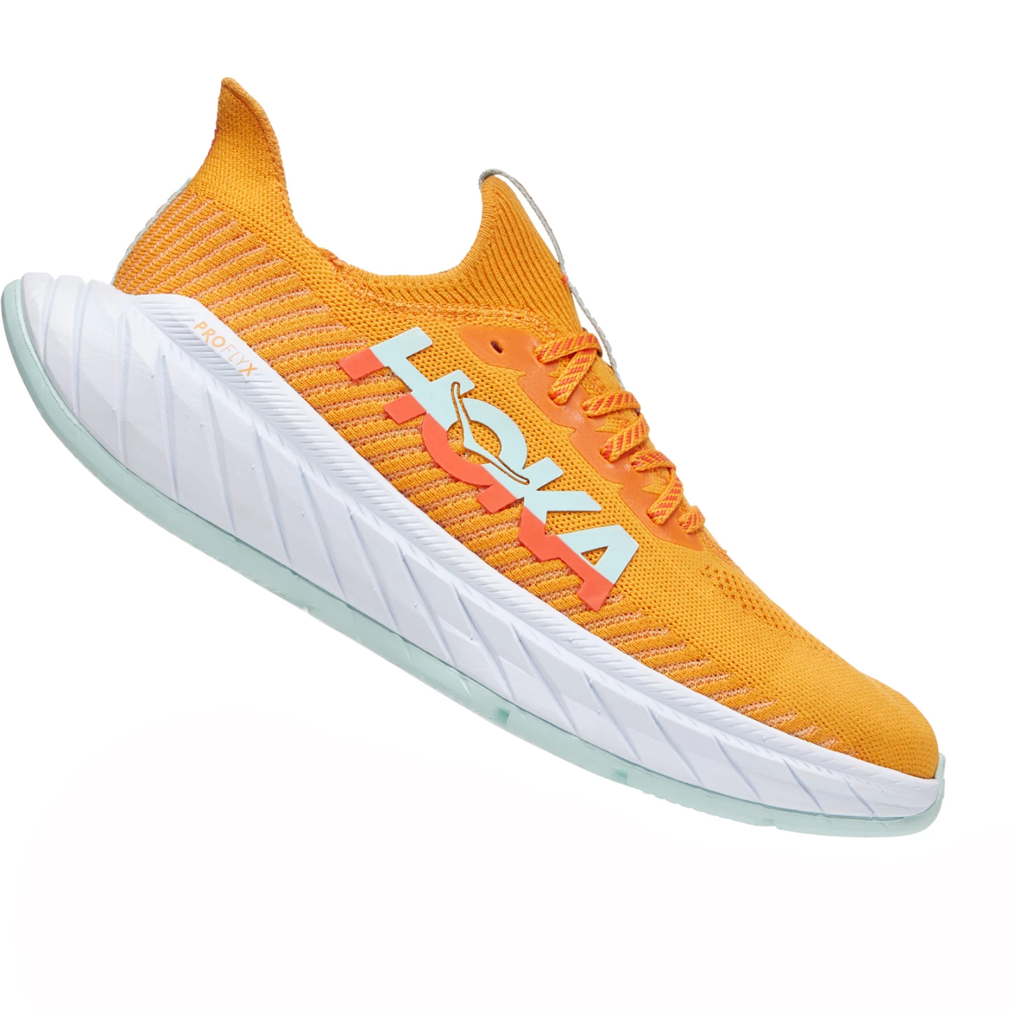 Hoka Carbon X 3 Women's Running Shoes - Radiant Yellow / Camellia 1 Hoka Carbon X 3 Women's Running Shoes - Radiant Yellow / Camellia