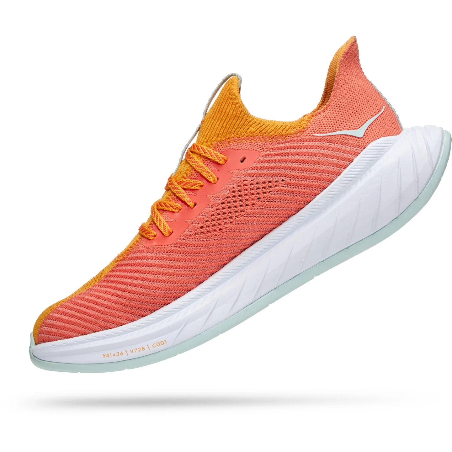 Hoka Carbon X 3 Women's Running Shoes - Radiant Yellow / Camellia 2 Hoka Carbon X 3 Women's Running Shoes - Radiant Yellow / Camellia - Image 2