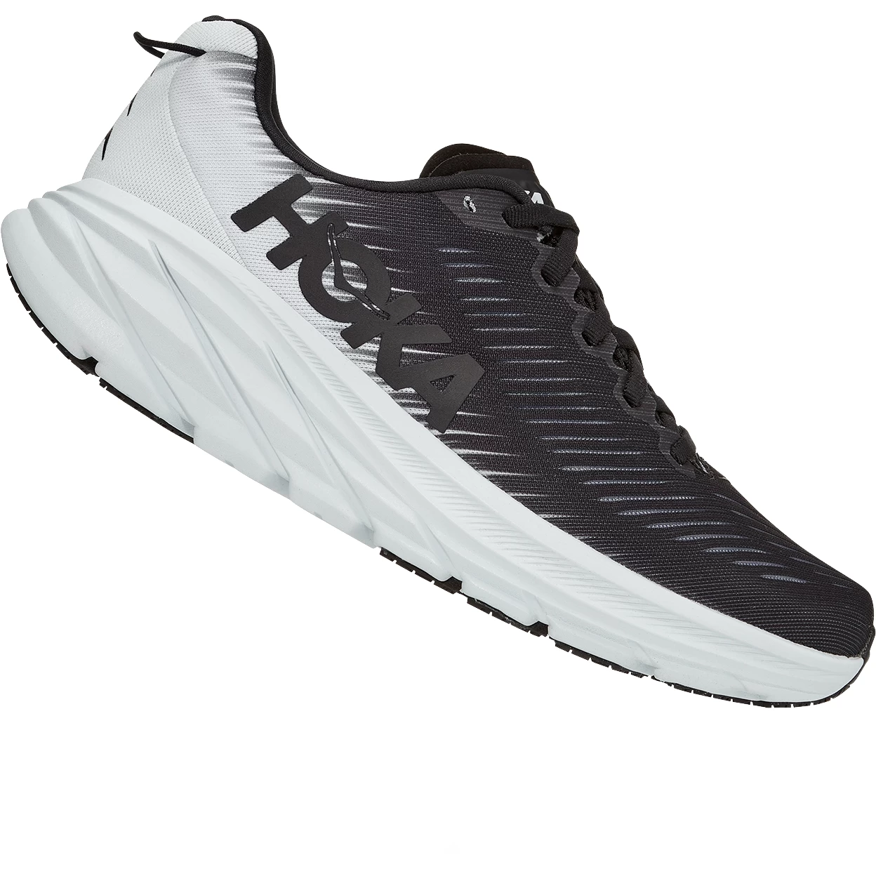 Hoka Rincon 3 Wide Running Shoes - Black / White 1 Hoka Rincon 3 Wide Running Shoes - Black / White